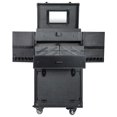 thumbnail image 3 of SHANY REBEL Series – Pro Makeup Artists Multifunction Cosmetics Trolley Train Case – Large - Knight, 3 of 10