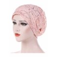 thumbnail image 3 of Women's Slouchy, Bonnet, Turban, Chemo Hat for Teens, Adults ( Pink ), 3 of 7