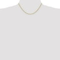 thumbnail image 5 of Auriga Fine Jewelry 14K Yellow Gold 2mm Wheat Chain Necklace 16inch for Women, 5 of 6