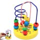 thumbnail image 2 of Juguetes de madera para bebés y niños pequeños, laberinto de cuentas, montaña rusa para niños, niñas, juguetes educativos preescolares, juguete de desarrollo clásico (tigre), 2 of 5