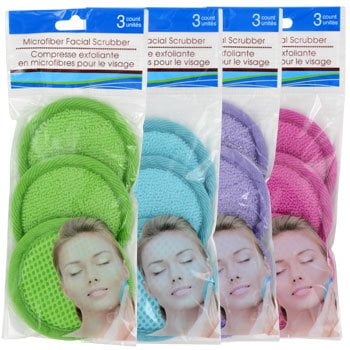 Transform Your Skin With Microfiber Spa Facial Scrubbers, 3-ct. Pack - Gently Removes Dead Skin Cells & Residual Impurities To Reveal Glowing Skin.., By