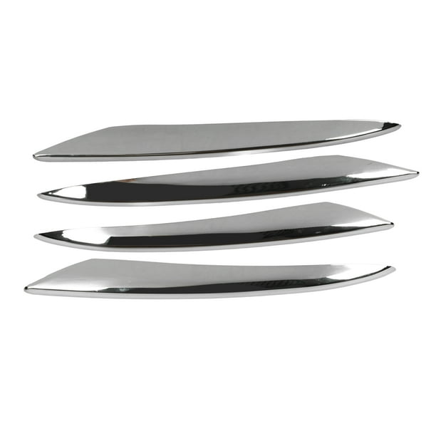 Adhesivo decorativo para tira de luz antiniebla delantera, 4 piezas Tira decorativa para luz antiniebla delantera Tira decorativa para rejilla de luz antiniebla delantera Características de vanguardia
