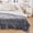 Dark Gray, variant on Euahivb Double Sided Fleece Blanket 39.4 x 59.1in, Soft Warm Velvet and Lamb Fleece Throw for Sofa Bed and Home Use, Multi Purpose Cozy Cover for Daily Comfort