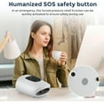 thumbnail image 2 of Hand Massager with Heat Compression, 3 Vibration, Heated & Timing Modes, 5 Levels Intensities, 2000mAh Battery Charging for Relax Hand Muscle, White, 2 of 11
