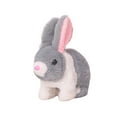thumbnail image 3 of Electric Rabbit Toys, Wiggling Ears, Electric Plush Toy Realistic Bunny Doll, Early Education Stuffed Animal for Bedtime Friend Party Favor Gray White, 3 of 8