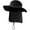 Black, variant on Outdoor UPF50+ Mesh Sun Hat Wide Brim Fishing Hat with Neck Flap Sun Hat for Men Women