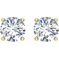 thumbnail image 3 of Diamond Stud Earrings for women-girls-teens-kids 14K Gold 1/10 ct t.w. Gift box Authenticity Cards, 3 of 4