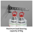 thumbnail image 6 of Laundry Drying Rack Wall Mounted Clothes Drying Rack Clothes Hanger White, 6 of 7