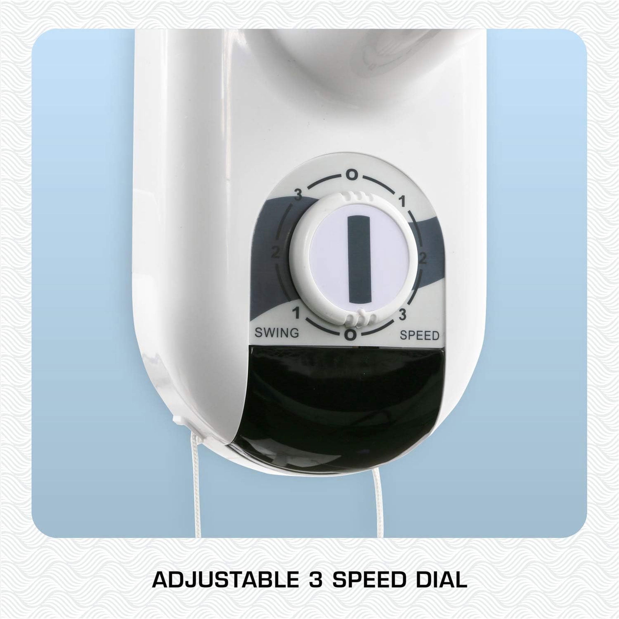 Hurricane Classic 16 Inch 90 Degree Oscillating Wall Fan, White (4 Pack)