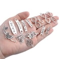 thumbnail image 7 of Aylifu Words Connector Charms, 50 Pieces Mixed Word Letter Connector Pendant Infinity Symbol Link Charms Findings for DIY Necklace Bracelet Jewelry Making, 7 of 7