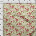 thumbnail image 3 of oneOone Polyester Spandex Pink Fabric Florals Craft Projects Decor Fabric Printed By The Yard 56 Inch Wide, 3 of 5