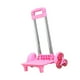 thumbnail image 5 of Carrito plegable para escalar escaleras, camión de mano plegable, carrito con ruedas de , carrito de equipaje para mochilas escolares, cajas Rosa, 5 of 8