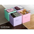 thumbnail image 6 of Sorbus Foldable Storage Cubes - 6 Pack, 11 Inch, Fabric, Foldable, Storage and Organization, Versatile Use, Collapsible Storage, Lightweight and Durable, 6 of 7