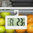 thumbnail image 3 of Monitor de Temperatura Del Refrigerador LCD, Refrigerador de Precisión Duradero Ajustable para Refrigerador, Refrigerador, Congelador, Restaurantes Blanco Macarena Refrigerador termómetro, 3 of 6