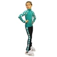 thumbnail image 3 of IceDress Figure Skating Outfit - Thermal - Snowflake (Mint), 3 of 4