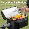 thumbnail image 6 of ROCKBROS Bicycle Panniers & Rack Trunks,Bike Cooling Multifunctional 11L Capacity Shelf Meal Kit,Rear Shelf Cycling Adjustable & Detachable Shoulder Bag for Traveling/Storage/Outdoor Activities, 6 of 10
