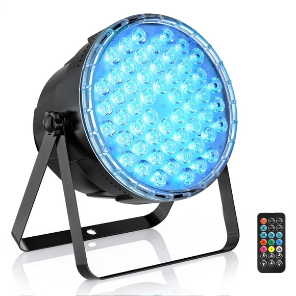 Big Dipper LED Stage Lights Par Lights 54X3W RGB 3in1 Bright Lighting with Master-Slave DMX 512 Sound Activated Spotlights Uplights for Even