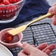 thumbnail image 4 of 2 piezas de acero inoxidable cortador de mantequilla de queso para limpiar mermelada decorar mantequilla esparcidores de crema herramientas para hornear utensilios de cocina (oro rosa), 4 of 5