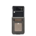 thumbnail image 2 of SaniMore for Samsung Galaxy Z Flip 3 6.7" 2021 Case, PU Leather Skin & Soft TPU Inner Shell [Card Holder + Cash Pocket Magnetic Closure Protective Wallet Cover for Galaxy Z Flip 3, Gray, 2 of 7