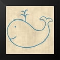 thumbnail image 2 of Zarris, Chariklia 20x20 Black Modern Framed Museum Art Print Titled - Best Friends - Whale, 2 of 5