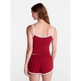 thumbnail image 3 of No Boundaries Sports Tank Top and Shorts Sleep Set, 2-Piece, Women's XS-XXL, 3 of 5