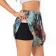 thumbnail image 1 of Balery Beautiful Red Train Hot Air Balloon Pantalones cortos deportivos para mujer con forro y dos bolsillos, elásticos, para entrenamiento, gimnasio, yoga-Medium, 1 of 7
