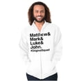 thumbnail image 5 of Matthew Mark Luke John Squad Zip Up Hoodie Men's Women's Brisco Brands X, 5 of 6