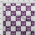 thumbnail image 2 of oneOone Cotton Poplin White Fabric Skull Sewing Craft Projects Fabric Prints By Yard 56 Inch Wide, 2 of 4