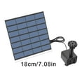 thumbnail image 3 of Precio sorpresa!Agua solar 6 boquillas alimentadas por energía solar para baño de pájaros jardín piscina pecera al aire libre y acuario, 3 of 8