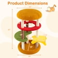 thumbnail image 3 of Gymax 42'' Tall Cat Tree w/Padded Perch Bed Sisal Scratching Posts Plush Cushions, 3 of 10