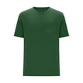 thumbnail image 3 of LIBRCLO Mens Shirts Classic Fit Crew Neck Stretchy Short Sleeve Daily Comfortable,Size L, 3 of 5