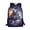 Colorful Galaxy Wolf, variant on HUIACONG Fire Softball Backpack for Elementary Students Large Capacity Ergonomic Padded Straps Wear‑Resistant for Boys Girls Ages 6‑18 Daily Use