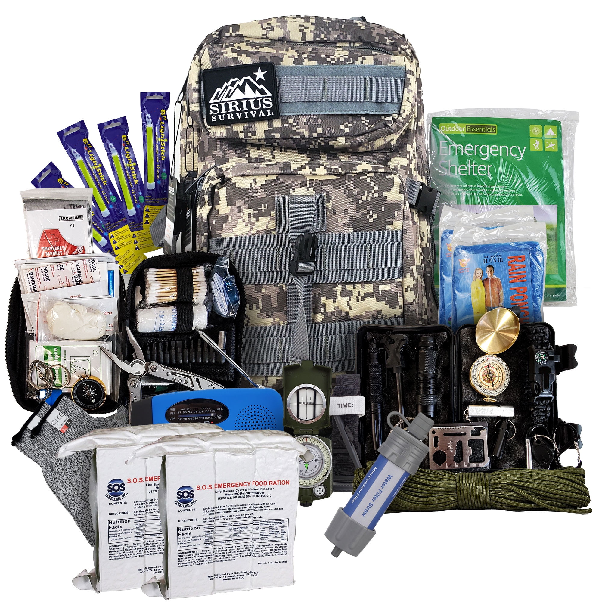 Inundaciones Cosas De La Mochila De Emergencia Kit De Emergencia