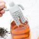 thumbnail image 5 of Infusor de té a granel Difusor de té para tetera Colador de té de silicona Infusor de té perezoso con forma de hombrecito Infusor de té, 5 of 7