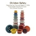 thumbnail image 4 of OUSITAID 7pcsset Stacking Cups for Toddlers  Stacking  Silicone Nesting Stack Cups Early  Learning, 4 of 7