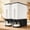 Black, variant on Norcho Rice Dispenser, 25 lbs Sealed Rice Storage Container with Measuring Cup, Rice Box for Kitchen Pantry, Clear