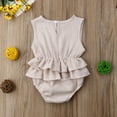 thumbnail image 4 of CNKOO Baby Girl Sleeveless Romper Ruffle Tutu Dress Jumpsuit Outfit, 4 of 9