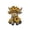 A001- 0.4mm, variant on Highland Cow Kitchen Decor, Highland Cow Figurine, Sunflower Decor, Farmhouse Shelf Decor, Whimsical Home Accent for Desktop Mantel Display, Cute Brown Resin Design, 1 Pack