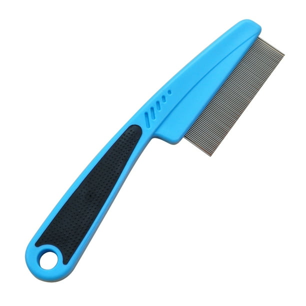 Flea Comb for Long Haired Cats Dogs Anti Knot Grooming Comb Easy Grip