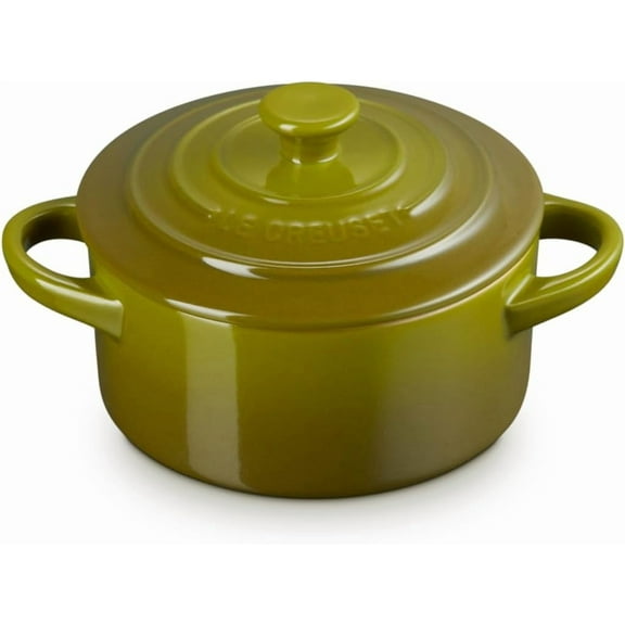 Stoneware Mini Round Cocotte, 8 oz., Olive