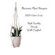 thumbnail image 5 of Colgador de Plantas Macramé HUIHONGHOME para Macetas de 13-20 cm Blanco, 5 of 6