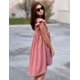 thumbnail image 5 of Vestido Arshiner para niñas, fiesta de verano, boda, color rosa de 6 a 7 años, 5 of 7