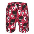 thumbnail image 3 of Honeii's Cute Dog Print Men's Casual Shorts with Drawstring，Swim Trunks Quick Dry Beach Shorts, 3 of 5