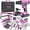Pink, variant on PULITUO 20V Cordless Drill Tool Set, 199-Piece Home Repair Kit with 2 Batteries, Pink