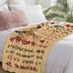 thumbnail image 3 of LHSHID Anniversary Wedding Gifts Blanket Flannel Soft and Comfortable Anti static Bed Sofa Blanket 60x80in, 3 of 6