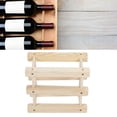 thumbnail image 1 of Wine Rack, Wine Racks Countertop Cabinet Stackable Detachable 6 Bottle Stable  For Bar, 1 of 8