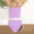 thumbnail image 5 of RMGVDSD Tankini Swimsuit For Girls Two Piece Bathing Suit Solid Color Swimwear Strappy Tankini Top And Bikini Bottoms Summer Kids Swim Suits Beachwear 9-10 Years, 5 of 6