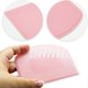 thumbnail image 3 of Set of 2 Dough Scrapers Bowl Scraper Plastic Pastry Bread Dough Chopper Home Kitchen Tools Bakeware for Baking(Pink+White), 3 of 5