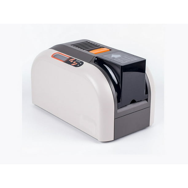 INTBUYING Electric Card Printer LCM Double Side Plastic PVC ID Card