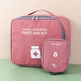 thumbnail image 1 of 2pcs Empty First Aid Kit, Medical Kit, Portable Medical Bag, Waterproof Medical First Aid Bag, Large Capacity Medical Bag, Medical Range for Office, Home, Travel, 1 of 2